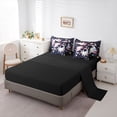 thumbnail image 5 of Feelyou Child Axolotl Animal Comforter Set 7pcs, Stars Starry Sky Queen Bedding Sets, 5 of 8