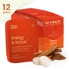 Neuro Mints Cinnamon to boost Energy and Focus with Caffeine L Theanine and Vitamin B6 B12 Supplement Sugar Free, 12 Pack