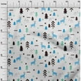 thumbnail image 2 of oneOone Viscose Chiffon White Fabric Christmas Sewing Fabric By The Yard Printed Diy Clothing Sewing Supplies 42 Inch Wide, 2 of 5