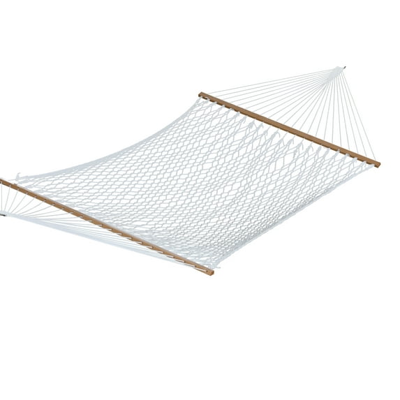 Polyester Rope Hammock - Double (White)
