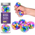 thumbnail image 1 of Suministros especiales Stress Ball Squishy Colorful (paquete de 4), 1 of 9