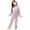 a-Light Pink10248, variant on VNKIDY Girls Outfits Kids Elegant Solid Color Satin Loungewear Set Long Sleeve Lapel Button Down Top With Matching Elastic Waisted Pants For Daily Home Wear Classic Sets