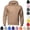 1 Coffee, variant on Mens Hoodies Autumn Winter Fleece Hoodie with Pocket Long Sleeve Casual Jumpers Relaxed Fit Gym Top Drawstring Hooded Sweatshirt Golf Hoodies for Men Tall