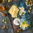 thumbnail image 5 of European Cutting Board, Old and Royal Palace in Madrid Mediterrenean City Europe Urban Print, Decorative Tempered Glass Cutting and Serving Board, in 3 Sizes, by Ambesonne, 5 of 5