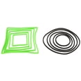 thumbnail image 2 of Anneau d'Alimentation pour Poissons, 10 Pcs Corral Flottant pour Aquarium, 2 of 7
