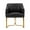 Black, variant on Modern Edra Leatherette Dining Armchair in Taupe