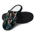 thumbnail image 4 of Stray Kids Mens Cozy Memory Foam Slippers Slip On Warm House Shoes Indoor/Outdoor Scuff, 4 of 8