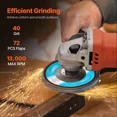 thumbnail image 3 of Vevor Flap Discs 4-1/2" X 7/8" Sanding Disc For Angle Grinder 40 Grit 10 Packs, 3 of 5