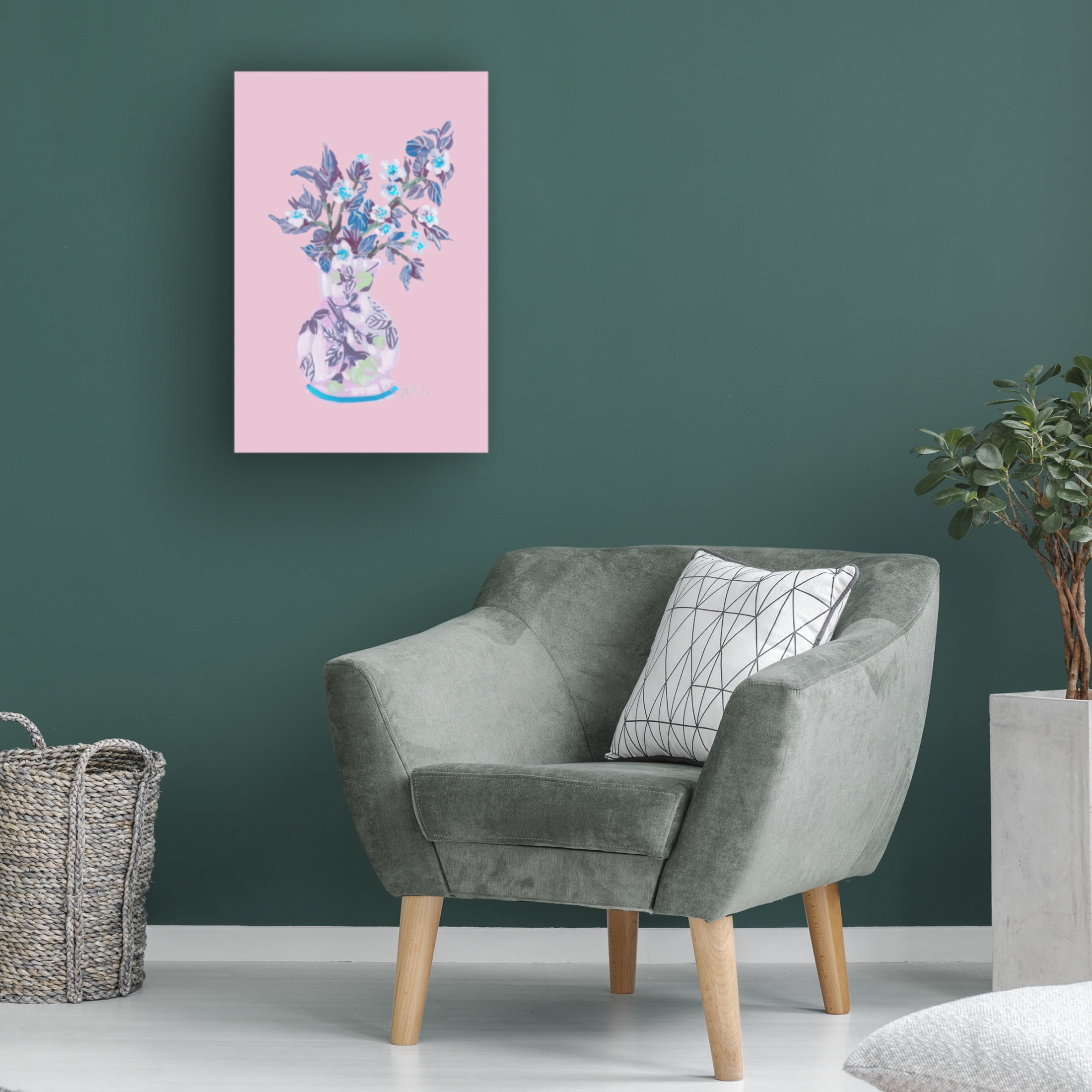 Trademark Fine Art Ania Zwara Apple Blossom Pink Canvas Wall Art