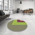 thumbnail image 3 of Ahgly Company Indoor Rectangle Patterned Acid Green Area Rugs, 2' x 3', 3 of 6