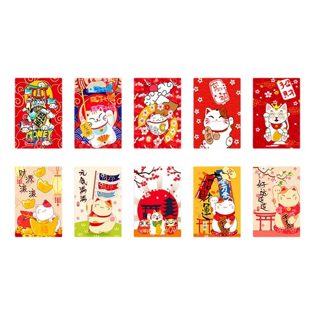 Banderines, banderas, pancartas, cortina impresa, 10 paneles, cortina japonesa decorativa para Estilo A
