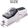 thumbnail image 2 of HUGFEGWE Electric Knife Sharpener,USB Adjustable For Kitchen Knives Tool,Electric Clipper Sharpener With Protective Cover,for Quick Sharpening & Polishing with Protective Cover (2pcs) CJB91-12744, 2 of 7
