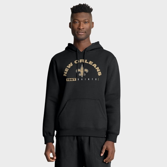 Men's Fanatics Black New Orleans Saints Delay of Game Legacy Pullover Hoodie