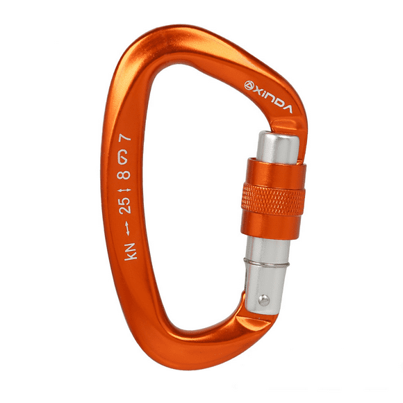 Screwgate Locking Carabiner Clip - Professional Rock Climbing Carabiner Screw Lock,Heavy Duty Carabiners for Climbing,Mountaineer,Hammock,Camping,Outdoor Equipment