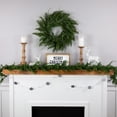 thumbnail image 3 of Northlight 5' x 2" Indigo Blue Snowflake Christmas Garland with Silver Beads Unlit, 3 of 5