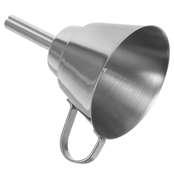 ELAYARD Stainless Steel Kitchen Funnel Oil Filter Easy Pouring Cooking Tool