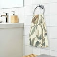 thumbnail image 3 of Yayeee 100% Cotton Hand Towels for Bathroom 16" x 28" Soft Absorbent Kitchen Towel, Green Birds, 3 of 7