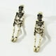 thumbnail image 4 of Pendientes colgantes de calavera y esqueleto para mujer, aretes con colgante de tela de araña fantasma, Punk, regalo de joyería, novedad de Halloween, 2023, 4 of 4