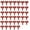 A003- Red, variant on Plastic Garden Fence Landscape Fabric Stakes Weed Barrier Stakes Plastic Landscape Edging for Lawn Edging and Landscape Border Weed Black 40 Pack