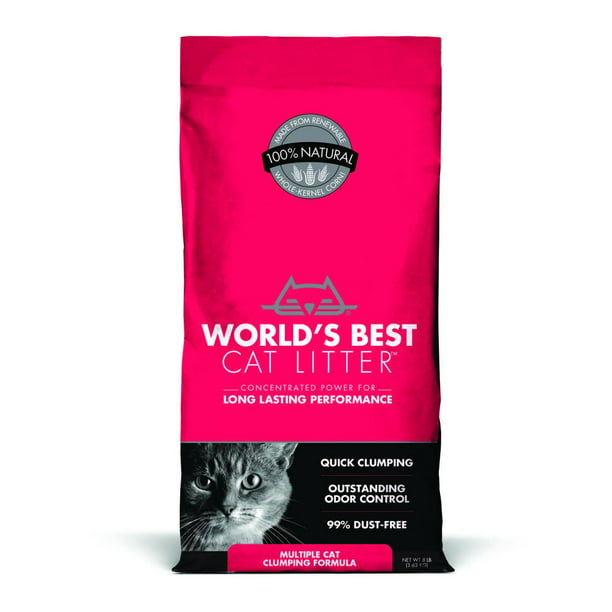 World's Best Cat Litter, Multiple Cat Clumping Formula, 8lb Walmart