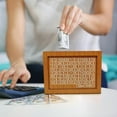 thumbnail image 5 of 5ml Money Box With Counter Wooden Money Storage Box For Storing Change, 5 of 5