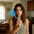 thumbnail image 4 of Fly Swatter,15" Long Handle Fly Swatter for Indoors,Strong Flexible Grid Plastic Fly Swatters Pest Control,1Pcs Blue, 4 of 6