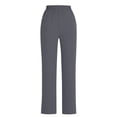 thumbnail image 5 of ClodeEU Women's Ice Silk Drawstring Wide Leg Pants ,Solid Color Loose Fit Casual Trousers Gray,Womens Plus XL, 5 of 7
