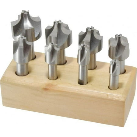 

Value Collection 1/16 to 3/8 4 Flute Corner Rounding End Mill Set