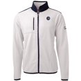 thumbnail image 2 of Men's Cutter & Buck Oatmeal Chicago Cubs Cascade Eco Fleece Full-Zip Sweatshirt, 2 of 3