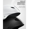 thumbnail image 3 of OutdoorMaster Kelvin Ski Helmet - Adjustable Snowboard Helmet for Men, Women and Teens, White, M, 3 of 10