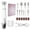 Multicolor, variant on AJOHBM Electric Nail Drill File with 6 Speed Adjustable, Cordless Rechargeable, Fits Various Nail Shapes & Nail Types Manicure Pedicure Machine for Acrylic Gel Nails