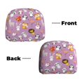 thumbnail image 6 of Kdxio Lovely Animals Pattern Print 2 Piece Car Head Rest Covers Set Auto Front/Rear Seats Headrest Cover Universal Fit Most Cars,Sedan, SUV, 6 of 9