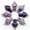 lilac, variant on 100pcs Natural Stone Quartz Crystal Mushroom Pendants for DIY Delicate Jewelry Wholesale-lilac