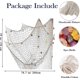 thumbnail image 2 of Fishnet Wall Decor White Decorative Fishnet Belt Seashells, Nautical Fishnet Decoration, Mediterranean Style Fishnet Decoration For Beach Pirate Theme, 2 of 4