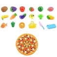thumbnail image 2 of Juego de 24 juguetes de cocina de plástico para niños, para cortar verduras y frutas., 2 of 6