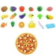 thumbnail image 2 of Juego de 24 juguetes de cocina de plástico para niños, para cortar verduras y frutas., 2 of 6