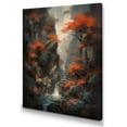 thumbnail image 2 of Designart "Cascading Botanical Trees IV" Tree Floral Wall Art For Bathroom, 2 of 5