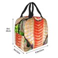 thumbnail image 2 of Bingfone Cobra Snake Print Lunch Bag Insulated Lunch Box, Small Leakproof Cooler Food Lunch Containers Reusable High Capacity Lunch Tote Bags for Work, Travel, Outdoor, 2 of 6