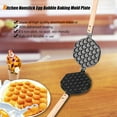 thumbnail image 5 of Egg Waffle Baking Mold,Kitchen Nonstick Egg Bubble Baking Mold Plate,Waffle Maker Pan Tool for Home Commercial Use, DIY Gifts for Egg shaped Cake Making, 5 of 5