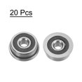 thumbnail image 4 of F623-2RS Flanged Ball Bearing 3x10x4mm Double Sealed Chrome Steel Flange Bearings, 20 Packs, 4 of 5