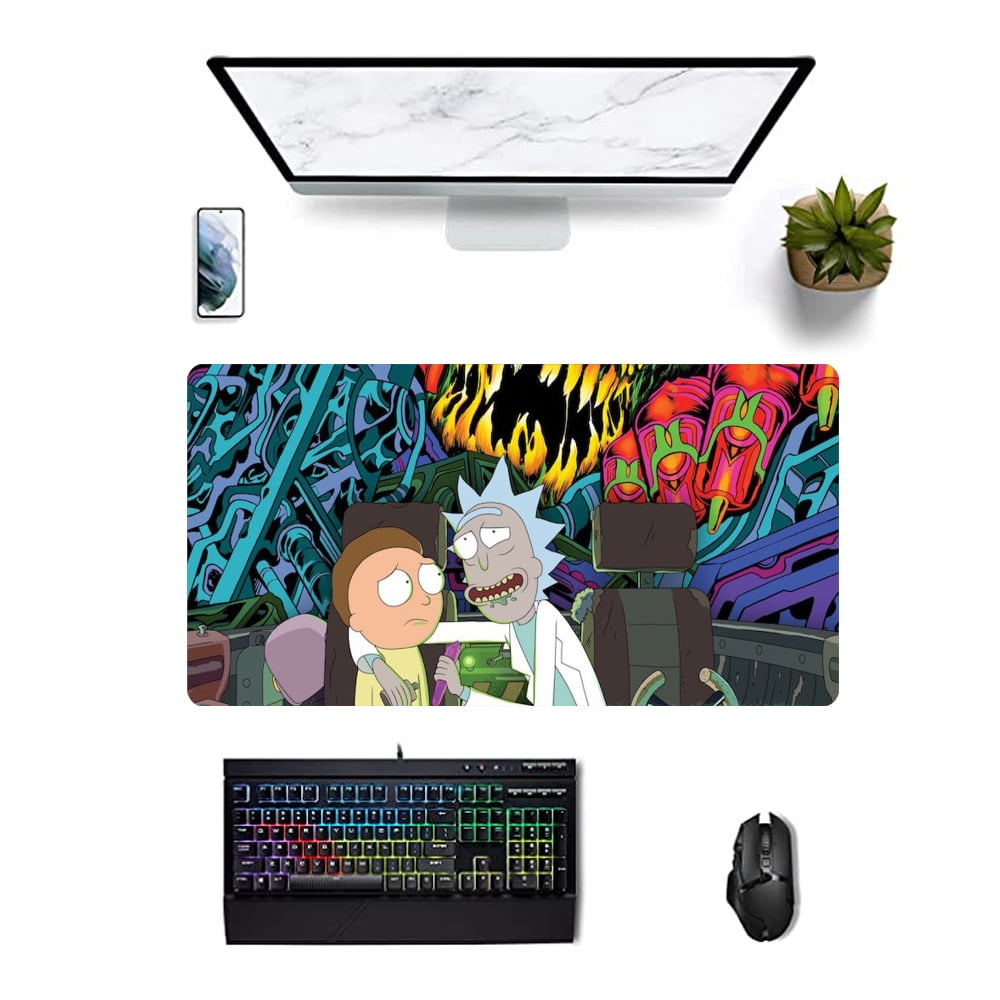 Rick and morty mouse pad deals