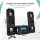 thumbnail image 5 of Philco Stereo Shelf Systems Sistema compacto de estantería para CD con radio estéreo FM digital, tecnología inalámbrica Bluetooth y control remoto en negro | Pantalla LCD | Compatible con puerto MP3 y, 5 of 5
