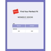 Hanes Womens Crew Socks, Cushioned, 10-Pack, Size 8-12