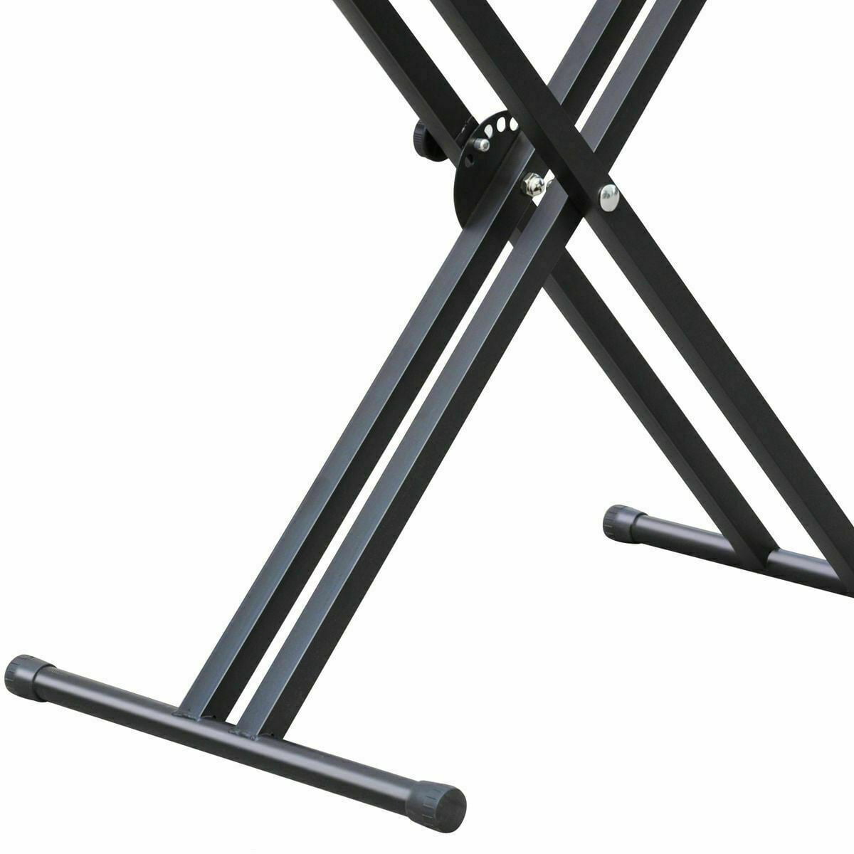 X Style Pro Dual Music Keyboard Stand Electronic Piano Double 2-Tier Adjustable
