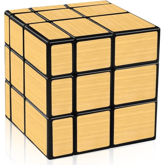 MoYu MFJS Meilong 3X3X3 Gold Mirror High Speed Cube (Cubing Classroom) Magic Cube