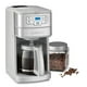 thumbnail image 2 of Cuisinart Cafetera automática de acero inoxidable para moler y preparar 12 tazas con programabilidad de 24 horas, configuración de 1 a 4 tazas y jarra de vidrio, 2 of 5