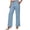 Light Blue, variant on Bloomae Womens Dress Pants High Waisted Business Casual Button Elastic High Waist Straight Leg Slacks Work Trousers 2026 Fashion Workwear Pants with Pockets