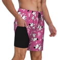 thumbnail image 3 of Fotbe Love Dog Men’s Swim Trunks Quick Dry Swim Shorts Board Shorts with Mesh Lining-Small, 3 of 9