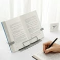 thumbnail image 4 of 2023 Adjustable Portable Metal Adjustable Reading Book Holder Support Document Shelf Bookstand Tablet Music Score Recipe Stand, 4 of 10