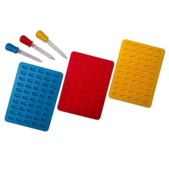 Better Kitchen Products 50-Cup Non-stick Silicone Mini Muffin Pan, 1.5” Diameter Cups (6 Count)